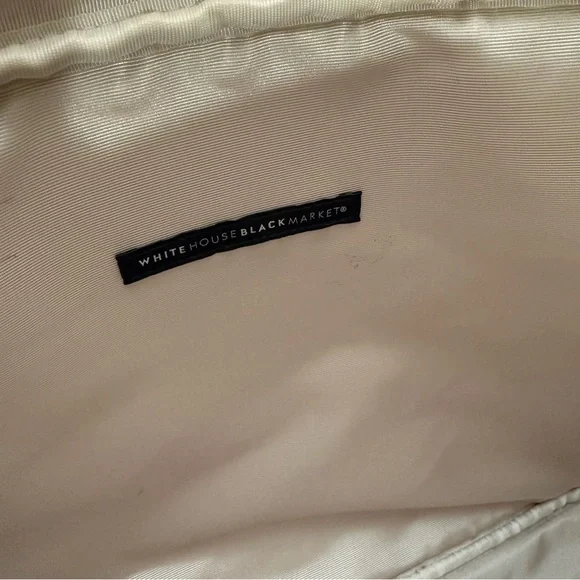 White House Black Market Snakeskin Print Laptop Briefcase Crossbody Bag - Picture 13 of 13